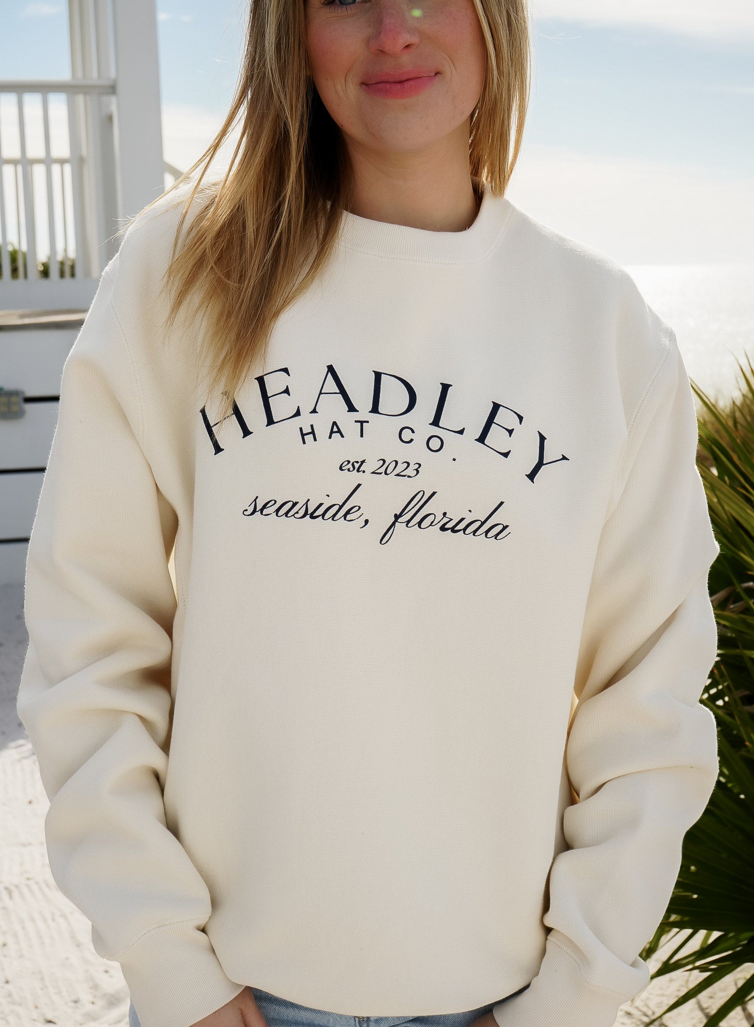 Cream sweatshirt shop